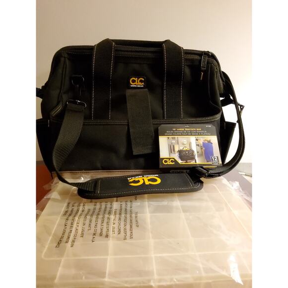 CLC 15" Traytote Tool Bag with Tray. (#1139) - Picture 2 of 4
